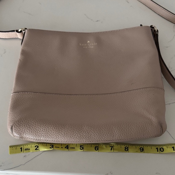 Kate Spade Taupe Leather Shoulder Bag - Picture 10 of 12